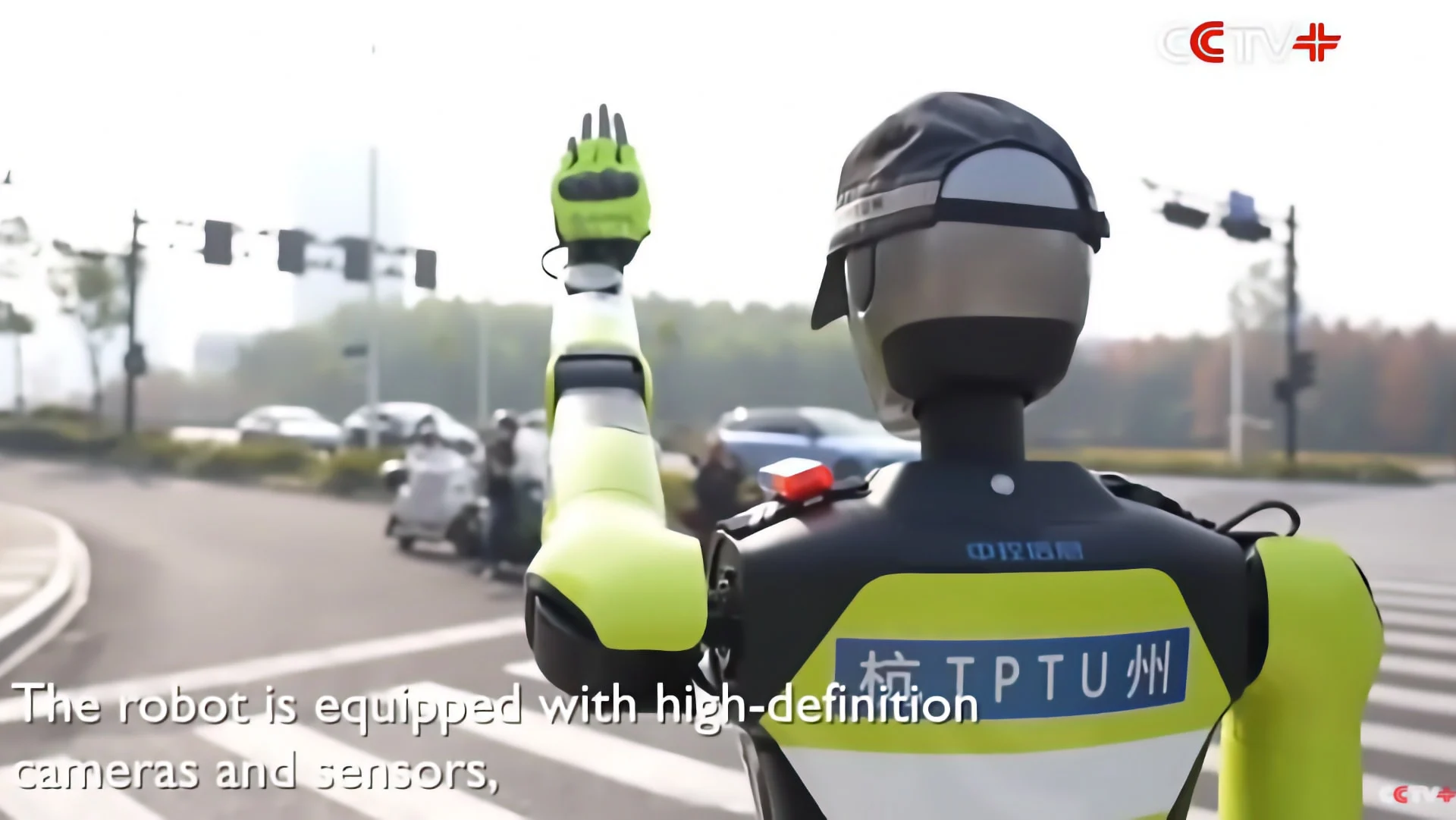 Robot de tráfico en China