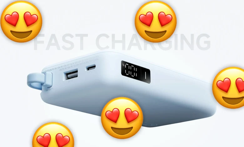 Imagen de la power bank de Xiaomi con 20.000 mAh y 67W