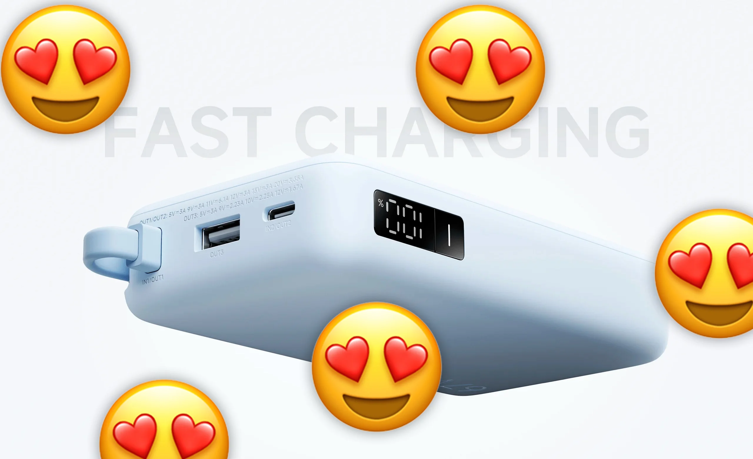 Imagen de la power bank de Xiaomi con 20.000 mAh y 67W