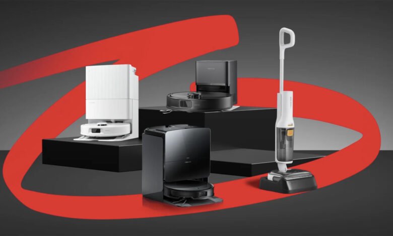 Robot aspirador Roborock Saros 10R en acción