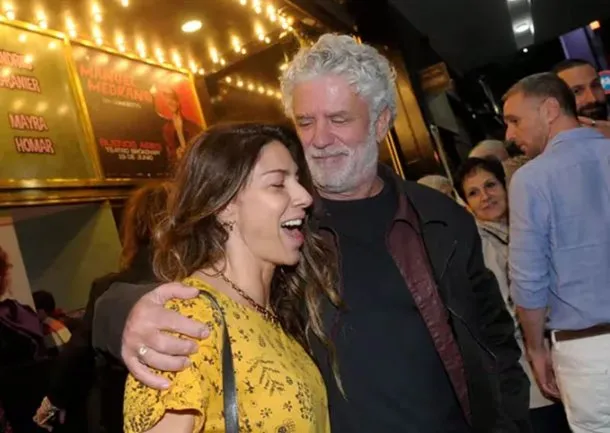 Romina Gaetani y Luis Cavanagh en una foto juntos