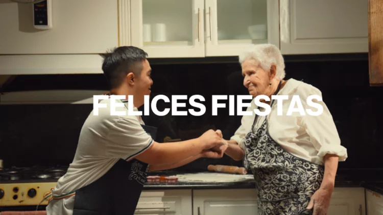 Imagen del spot navideño 2025 de Fundación Empate, mostrando a personas de diferentes edades y condiciones compartiendo momentos especiales.