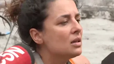 Imagen de una familia afectada por una bala perdida