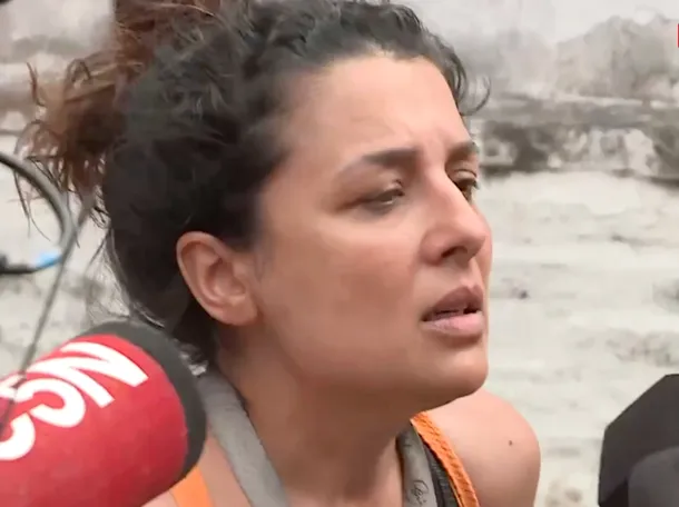 Imagen de una familia afectada por una bala perdida