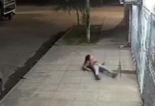 Imagen de la escena del crimen en Laferrere