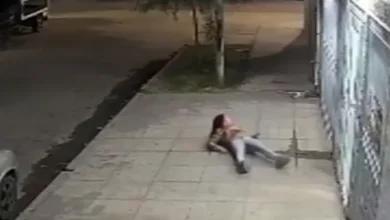 Imagen de la escena del crimen en Laferrere