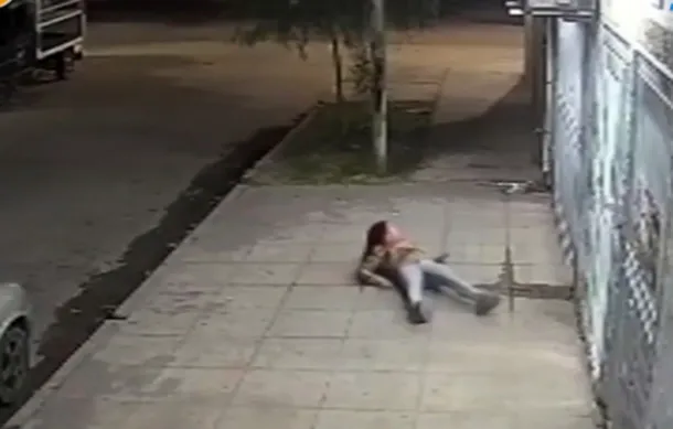 Imagen de la escena del crimen en Laferrere