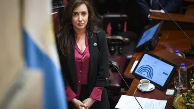 Victoria Villarruel, vicepresidenta de la Nación y titular de la Cámara alta