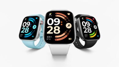 Imagen del Redmi Watch 6 en diferentes ángulos y con distintas correas