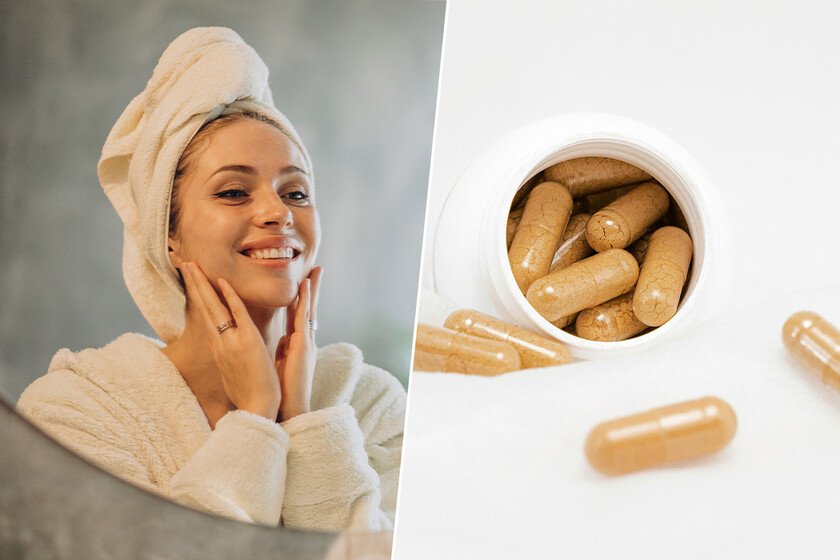 Mujer sonriendo con piel saludable y radiante