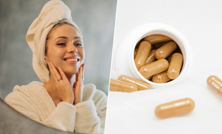 Imagen de una mujer con una piel radiante y saludable