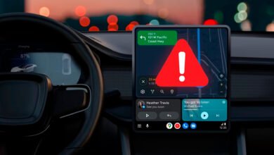 Imagen de la pantalla de Android Auto con GameSnacks