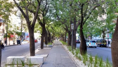 Mapa de calles de Córdoba con señales de tránsito