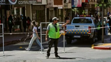 Trabajos viales en la ciudad de Córdoba
