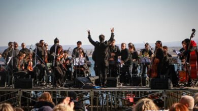 Imagen de una persona disfrutando de un concierto al aire libre en Córdoba