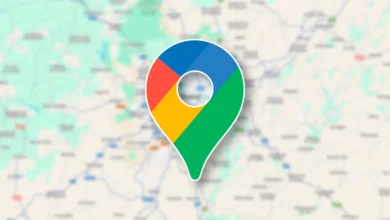 Captura de pantalla del nuevo botón de Google Maps