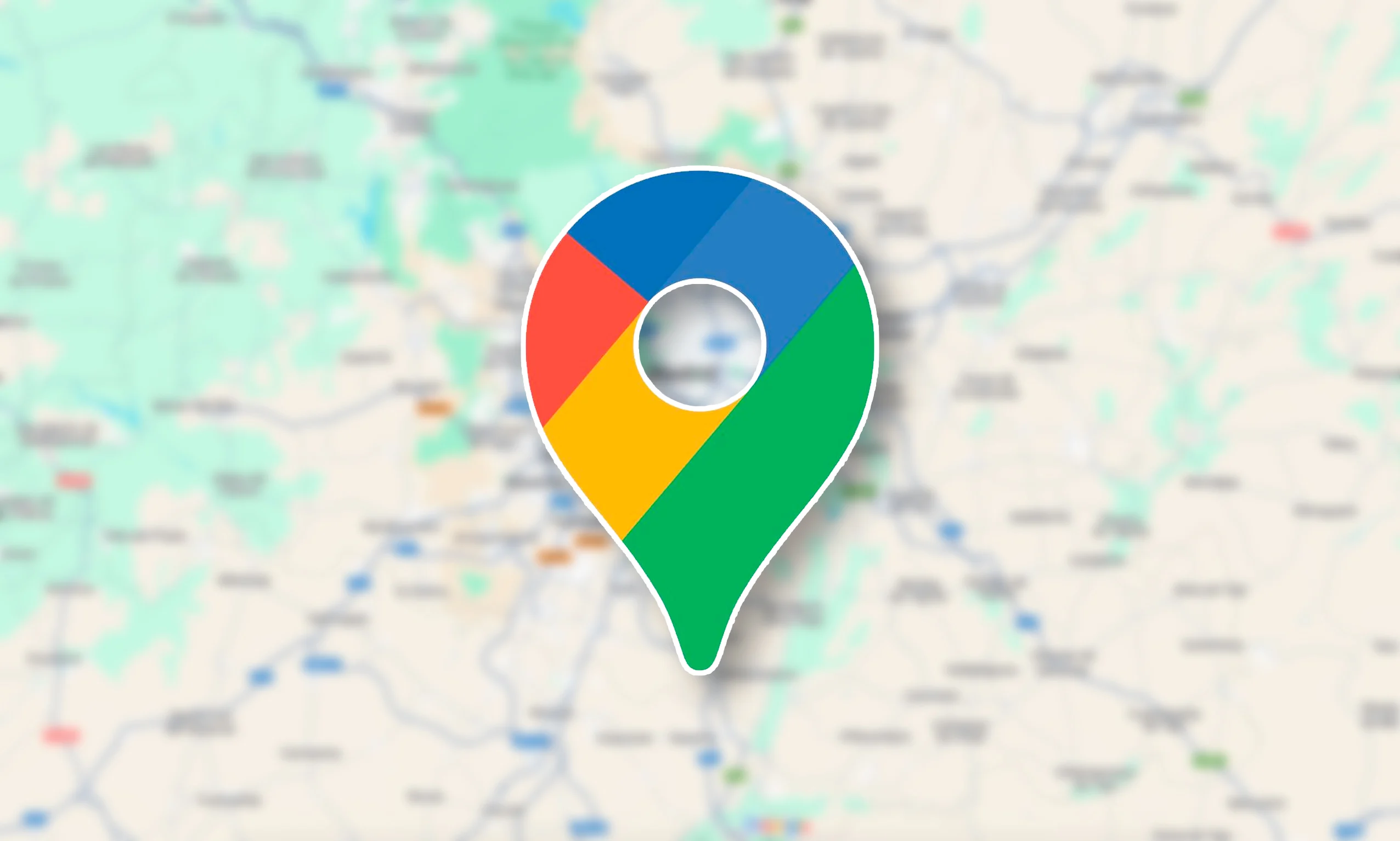 Captura de pantalla del nuevo botón de Google Maps