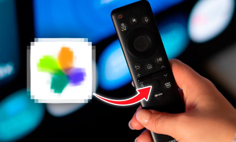 Imagen de una TV Samsung con Google Fotos integrado