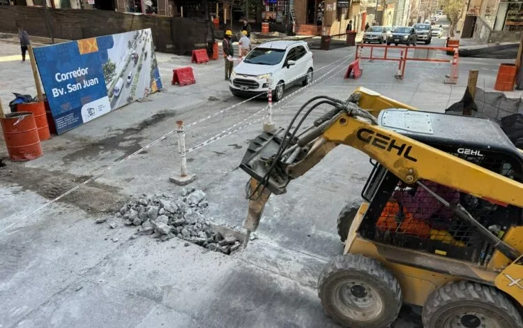 Mapa de la obra en Bv. San Juan