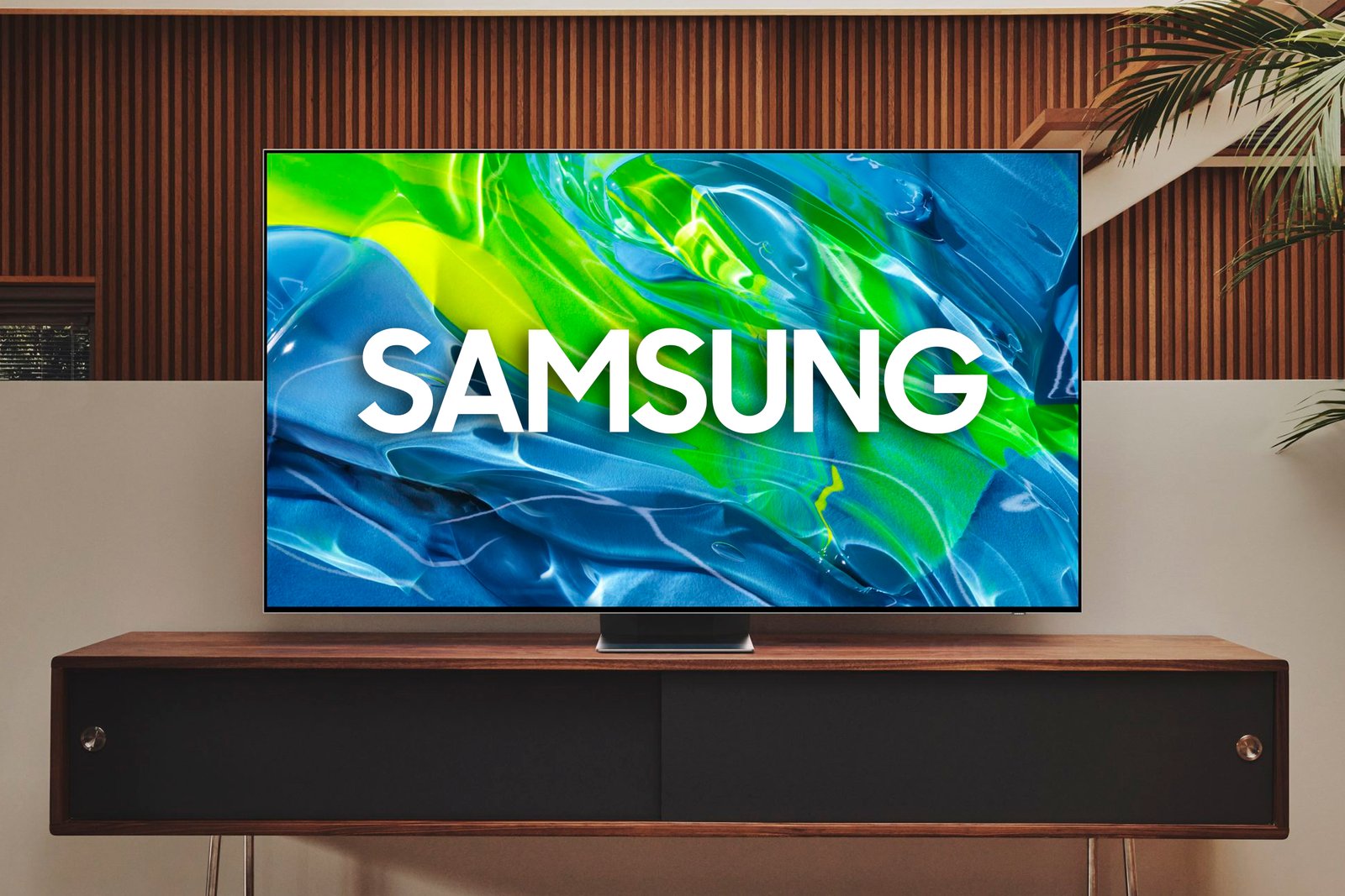 Imagen de un televisor Samsung QLED con tecnología Quantum Dot