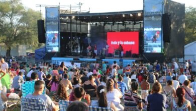 Concierto al aire libre en la costanera de Río Cuarto