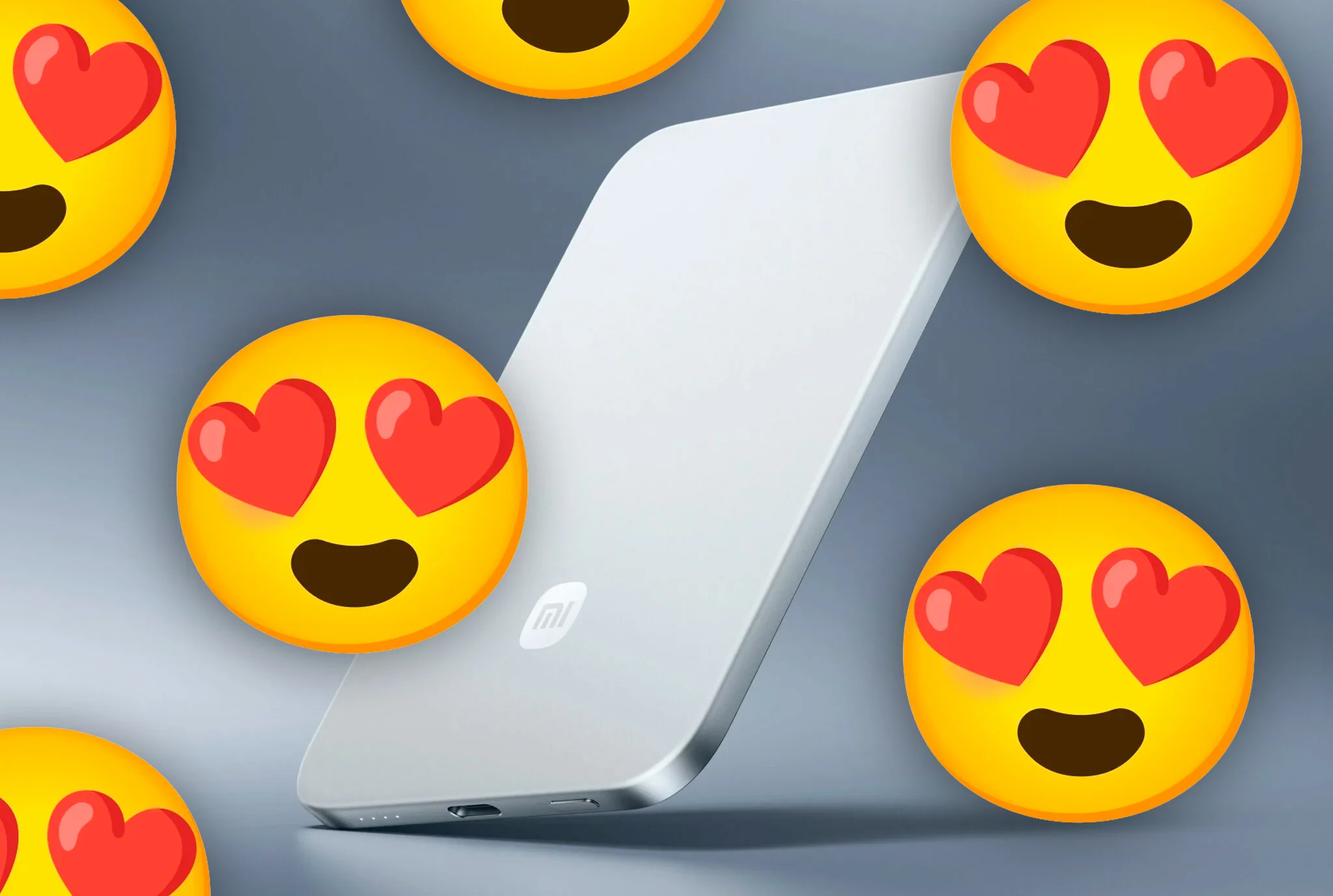 Imagen de la power bank magnética de Xiaomi