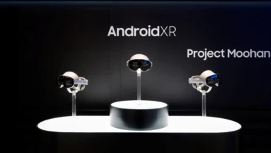 Imagen del Samsung Galaxy XR con realidad extendida