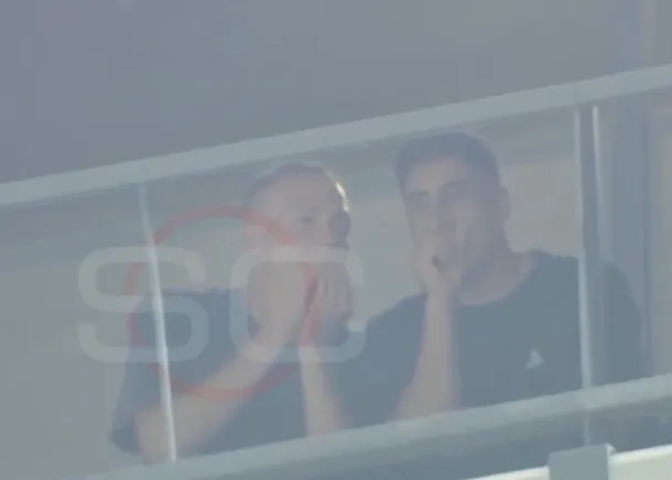 Imagen de Santiago Ascacibar en el estadio UNO durante el partido entre Estudiantes y Boca