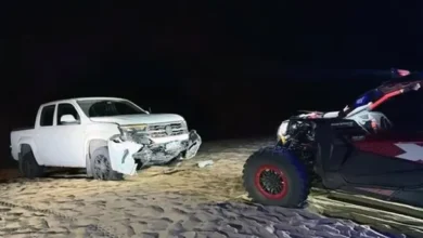 Vehículos involucrados en el choque de Pinamar