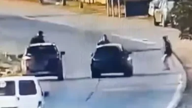 Imágenes de un delincuente atropellado en Quilmes