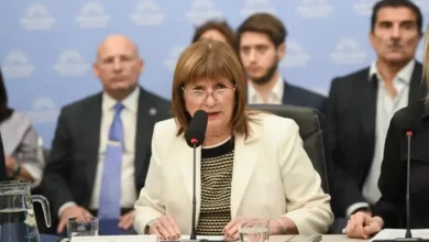 Patricia Bullrich en un evento público