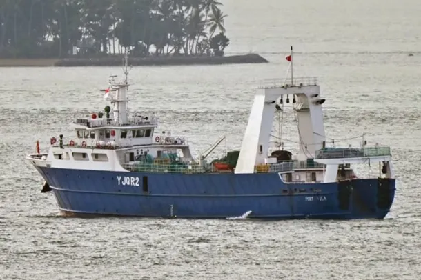 Buque pesquero extranjero en el Mar Argentino