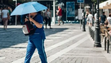 Termómetro con temperatura alta en Córdoba