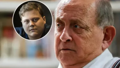 Chiche Gelblung y Luca Martin en una foto polémica