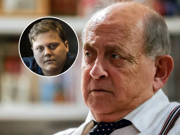 Chiche Gelblung y Luca Martin en una foto polémica