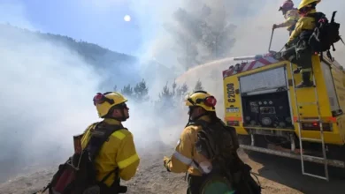 Incendios forestales en la provincia de Chubut