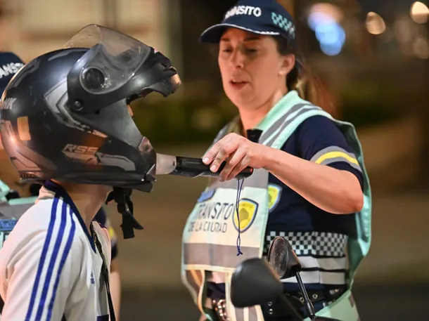 Control de alcoholemia en la calle