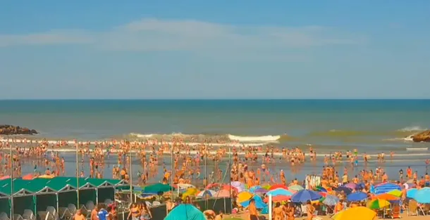 Imagen de la destrucción causada por el meteotsunami en Mar del Plata