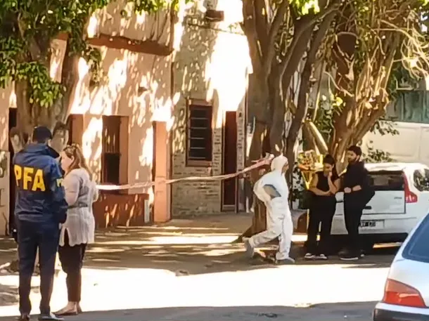 Imagen de la escena del tiroteo en Villa Crespo