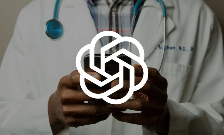 Imagen de la pantalla de ChatGPT Salud en un dispositivo móvil
