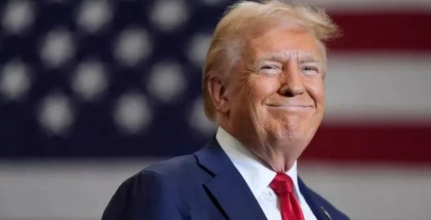 Donald Trump y Delcy Rodríguez en una reunión