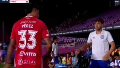 Enzo Pérez en acción con la camiseta de Argentinos Juniors