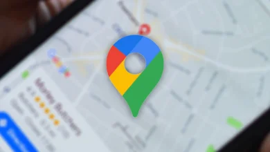 Interfaz de Google Maps con opciones de reporte