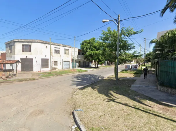 Imagen de un hombre asesinado en Laferrere