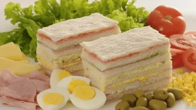 Sándwich de miga más grande del mundo en el pueblo de Alberdi