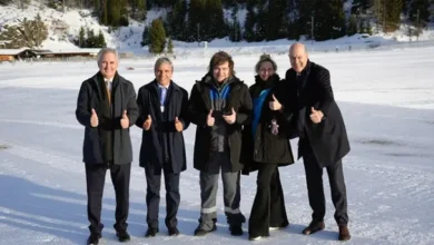 Javier Milei en el Foro de Davos