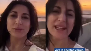 Juliana Santillán en una sesión del Congreso