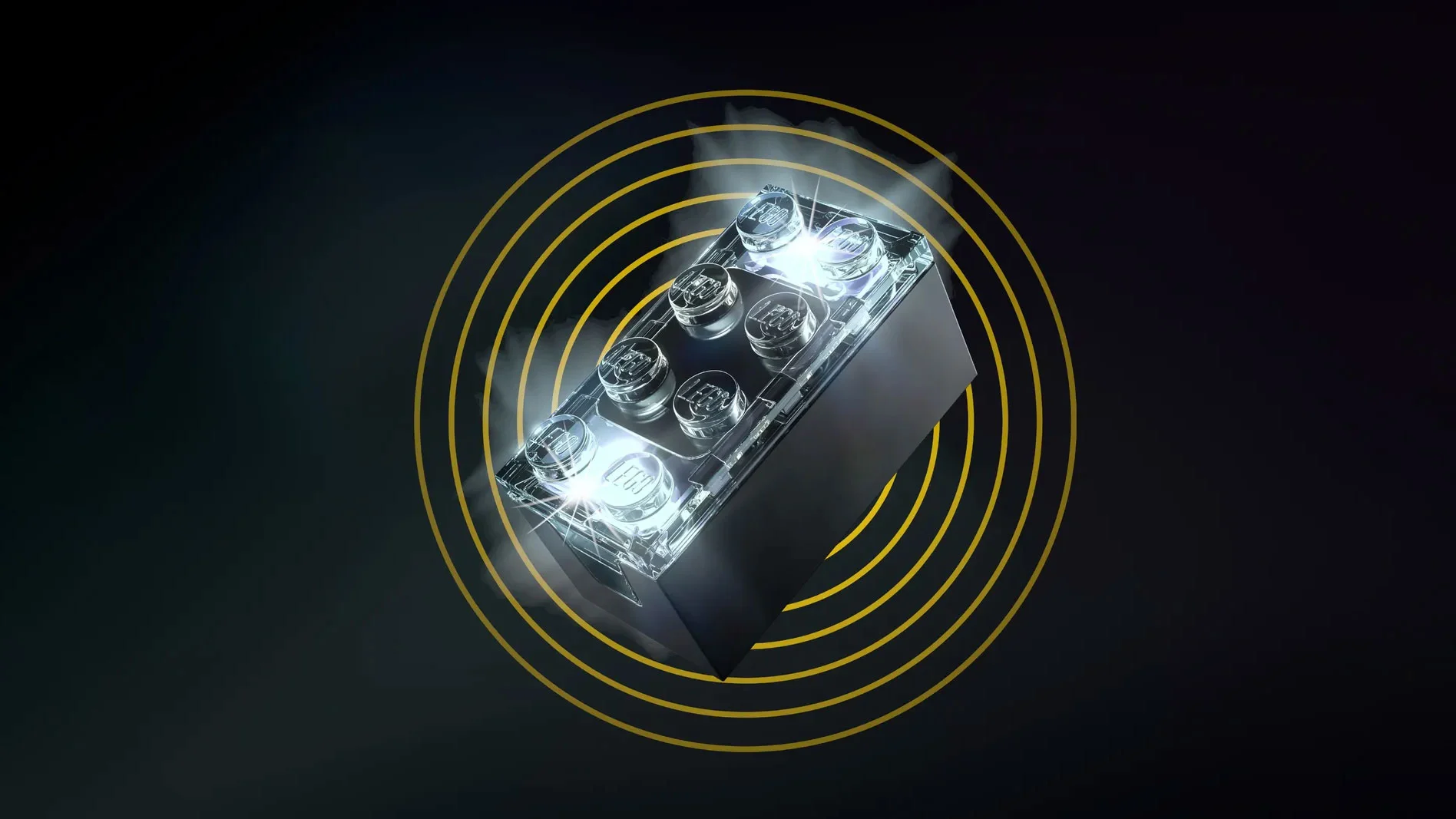 Imagen de un niño jugando con bloques LEGO SMART Play iluminados y con sonidos