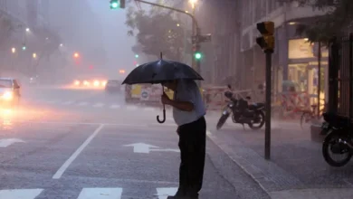 Imagen de tormenta en Argentina