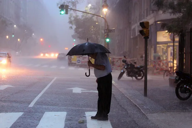 Imagen de tormenta en Argentina